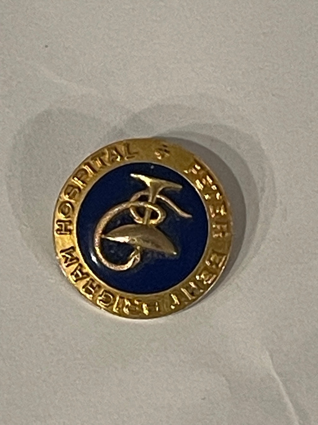1959 Peter Bent Brigham Hospital 14K Gold Nursing Pin
