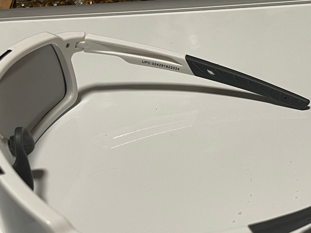 Piranha PC 105 White Sport Shield Sunglasses Gray Lens