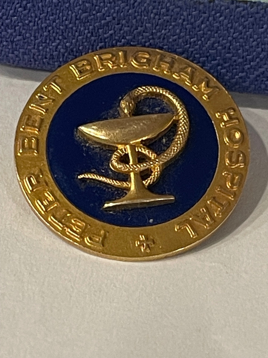 1959 Peter Bent Brigham Hospital 14K Gold Nursing Pin