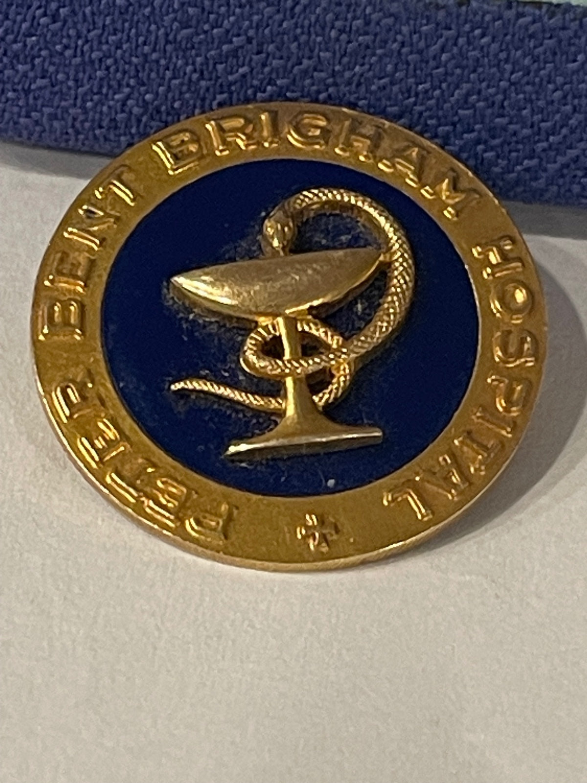 1959 Peter Bent Brigham Hospital 14K Gold Nursing Pin