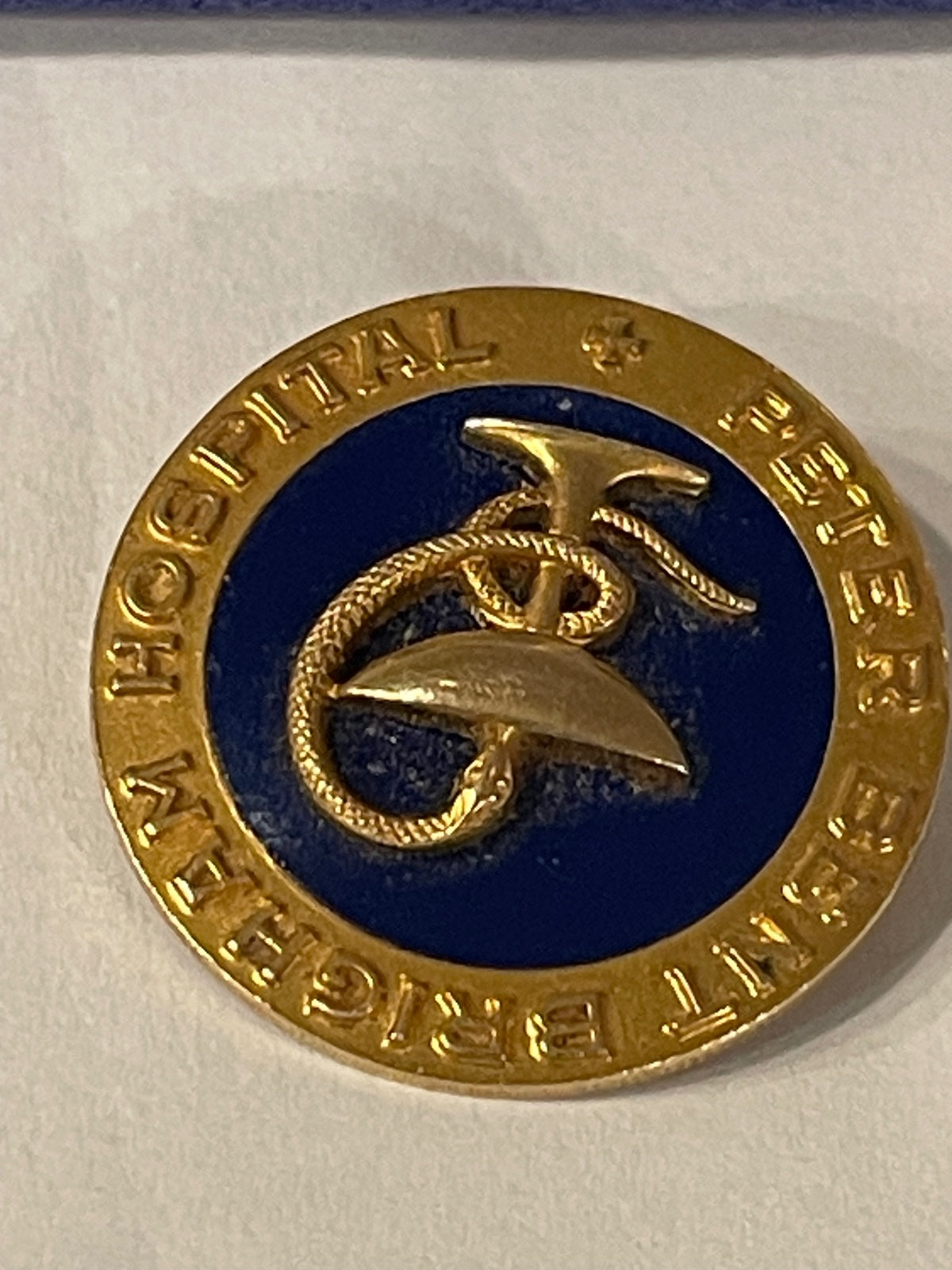 1959 Peter Bent Brigham Hospital 14K Gold Nursing Pin