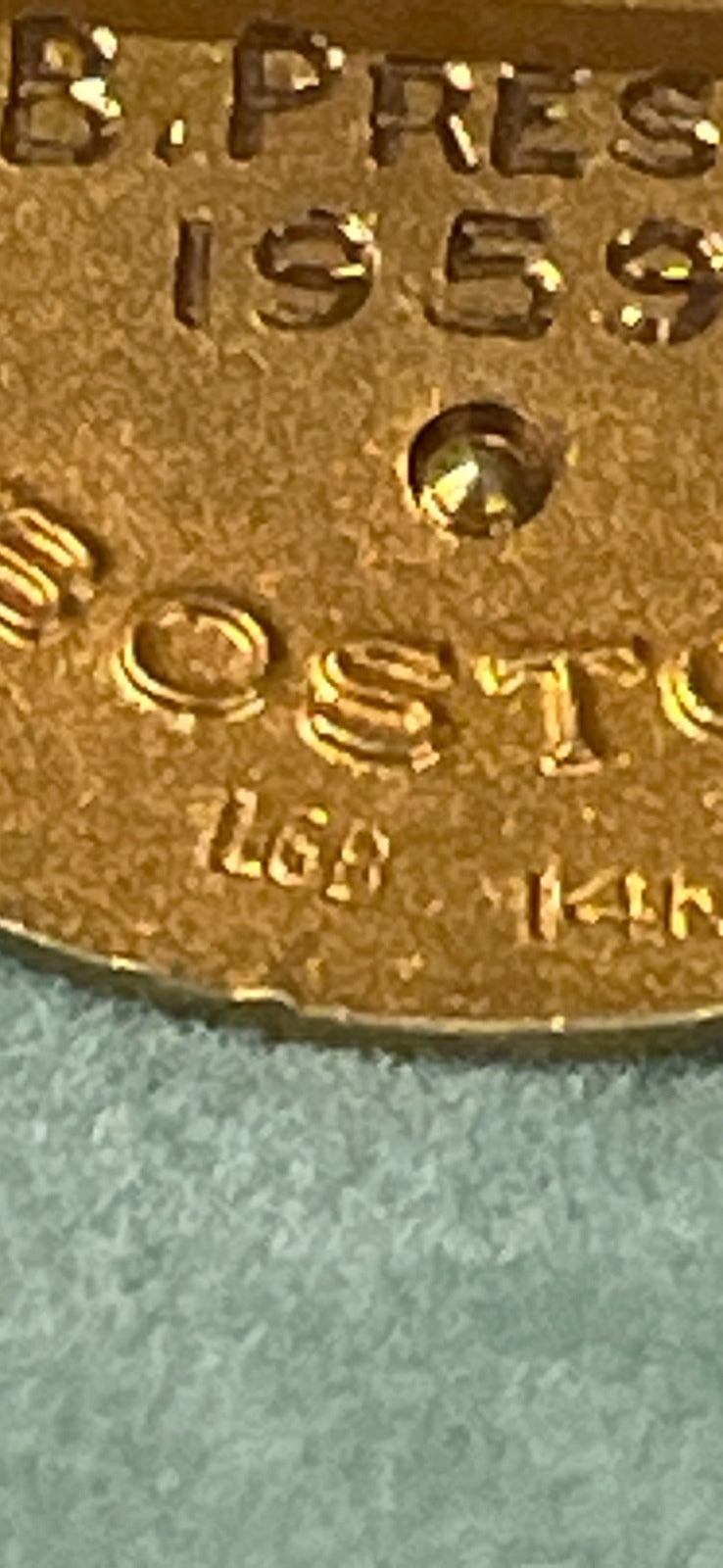 1959 Peter Bent Brigham Hospital 14K Gold Nursing Pin