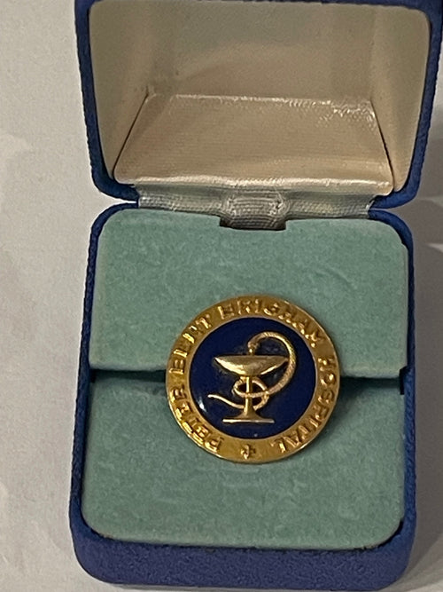 1959 Peter Bent Brigham Hospital 14K Gold Nursing Pin
