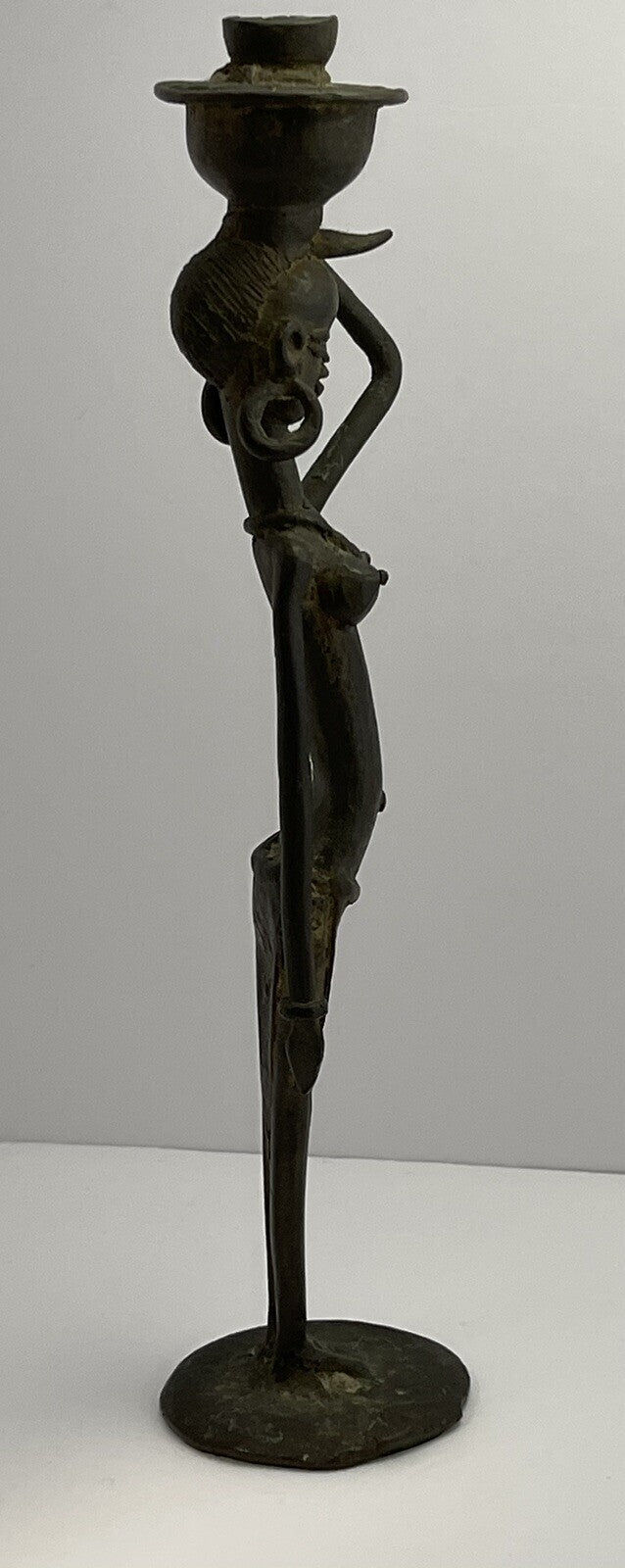 Vintage Mid-70s To Mid-80s West African Bronze Statuine
