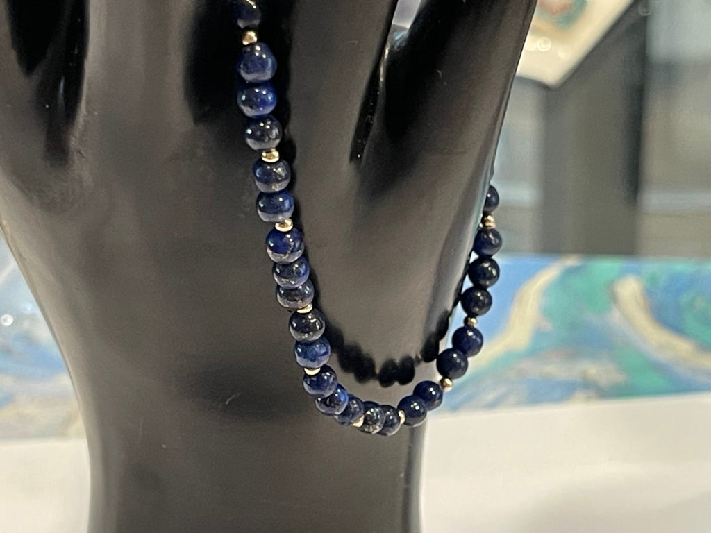 14k and Lapis Bracelet