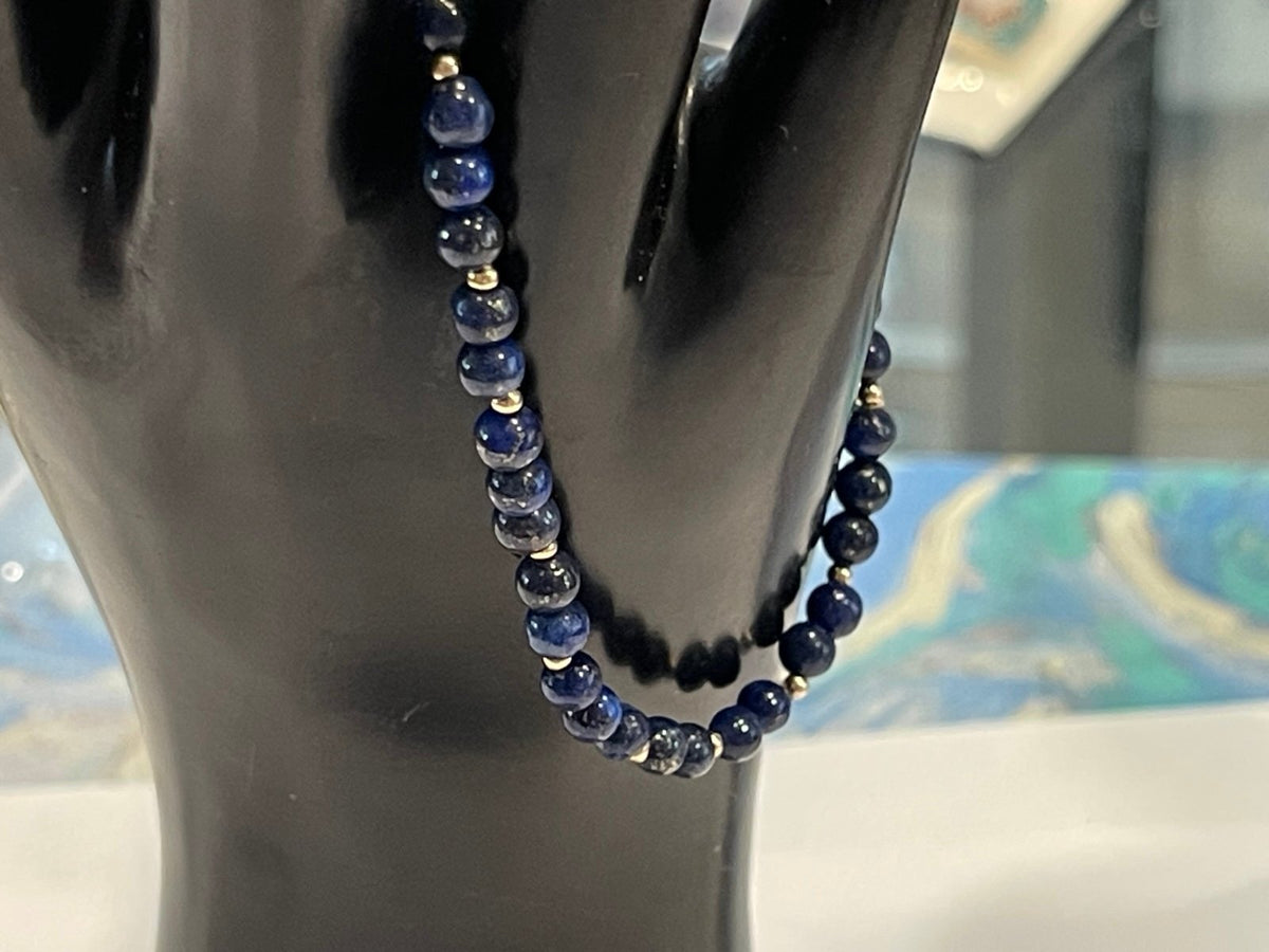 14k and Lapis Bracelet