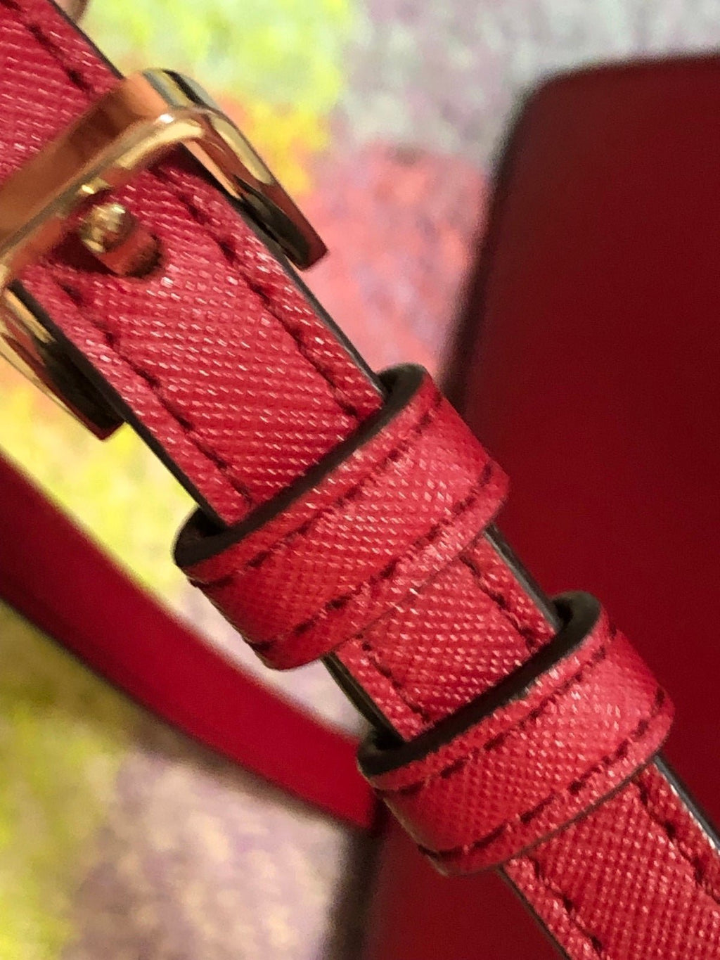 Kate Spade Cameron Red Leather Handbag + COA