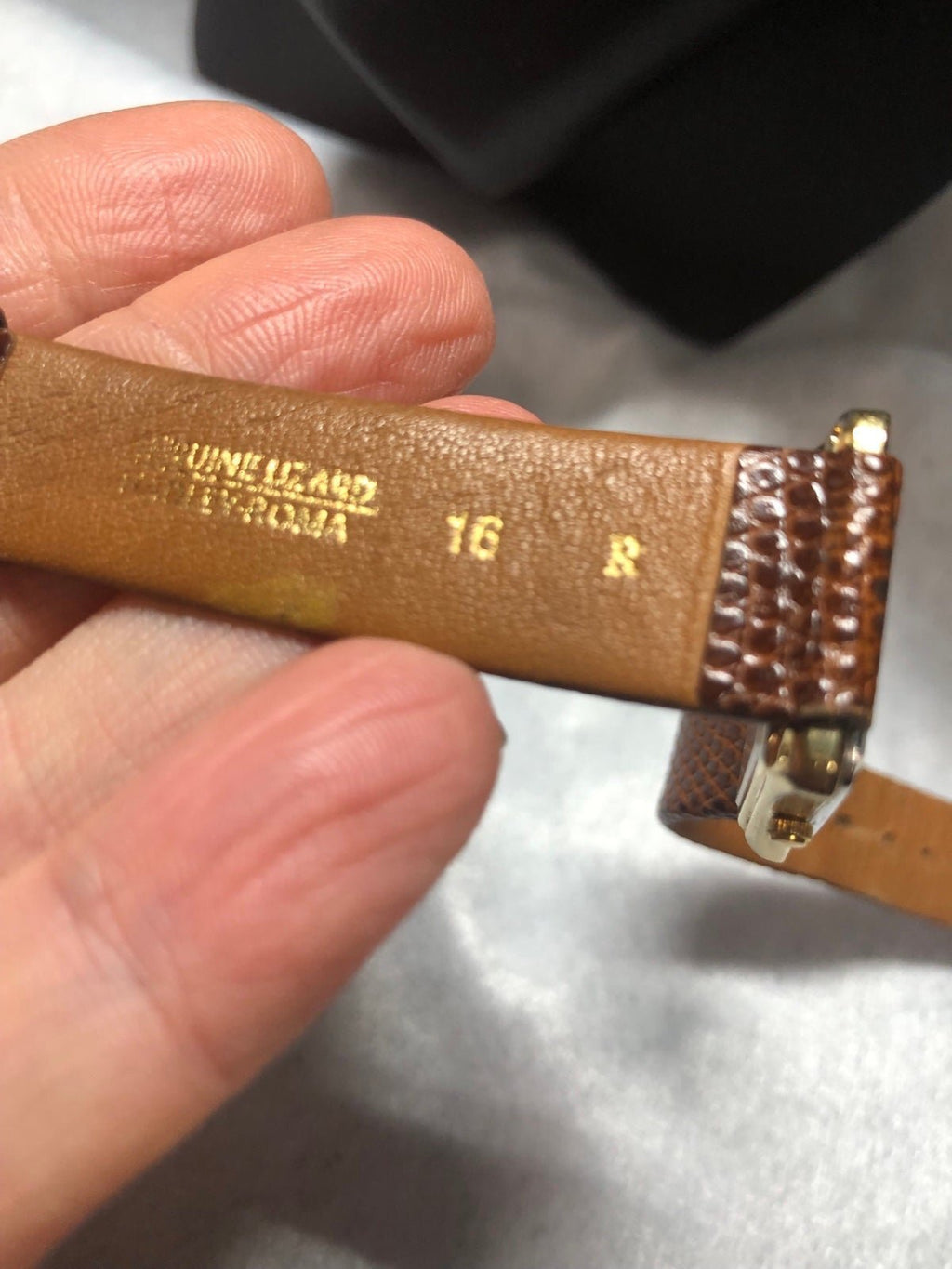 Gruen Precision Quartz Watch with Leather Strap