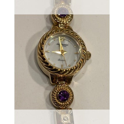 Jules Jürgensen Ladies Watch Amethyst, Ruby, Topaz Stones