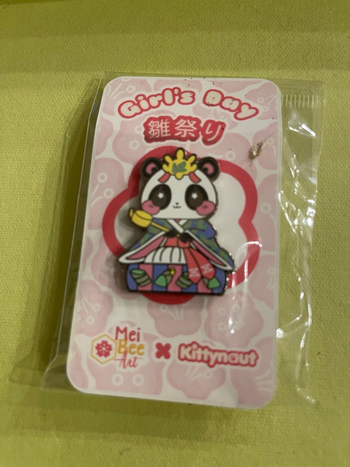 Girl’s Day Hinamatsuri Enamel Pin Set (6) – Mei Bee Art × Kittynaut