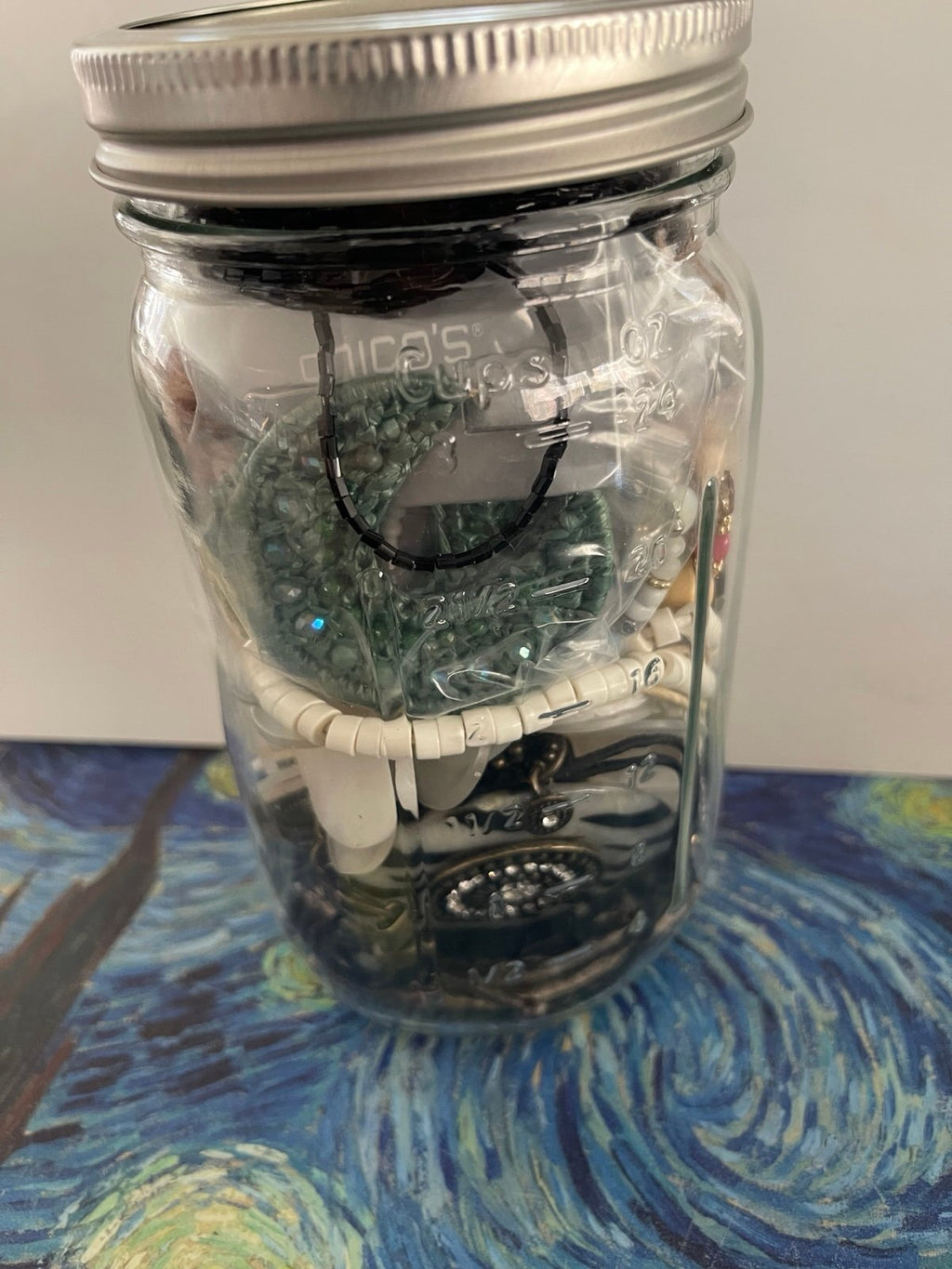 Chico’s Lot/Jar of Jewelry 15 pieces