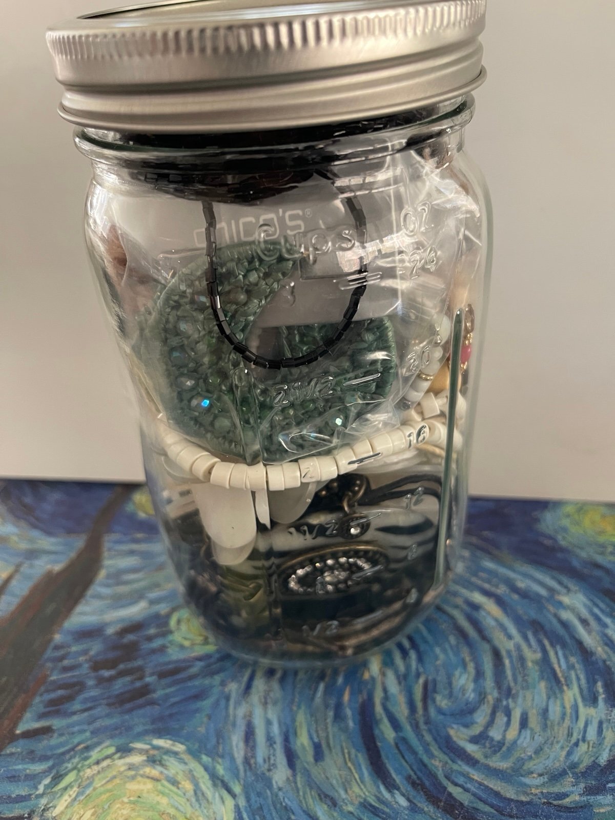 Chico’s Lot/Jar of Jewelry 15 pieces