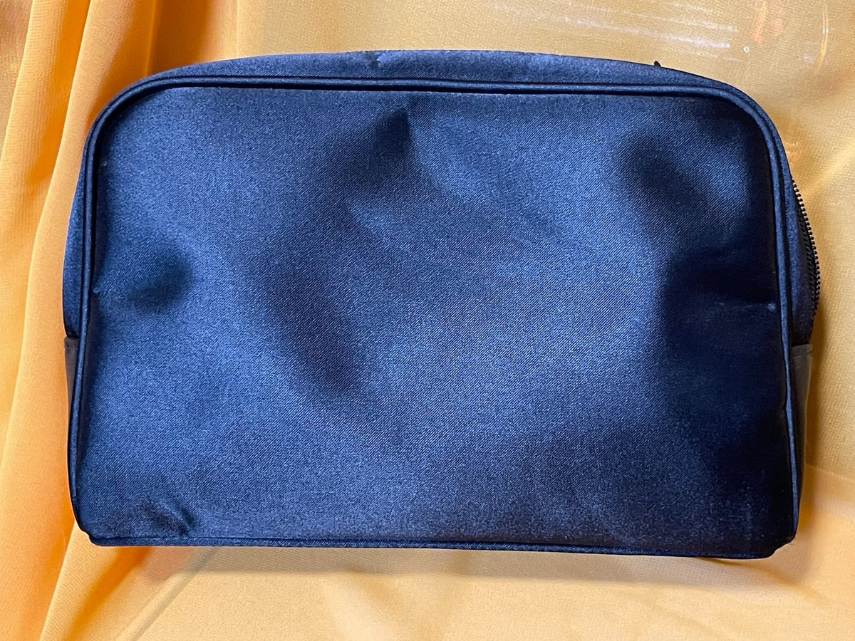 Chanel Parfums Black Cosmetic Bag