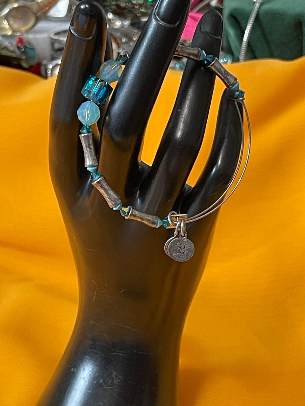 Alex and Ani Adjustable Bracelet Silvertone