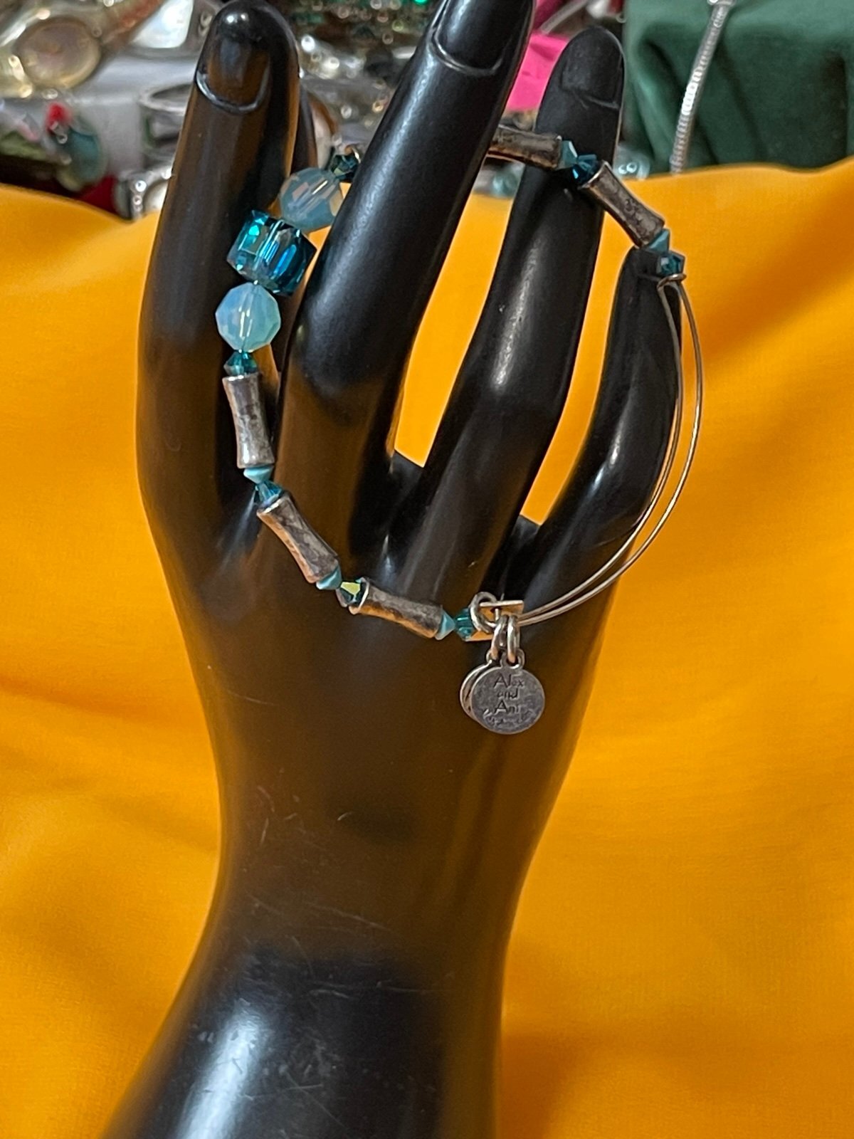 Alex and Ani Adjustable Bracelet Silvertone