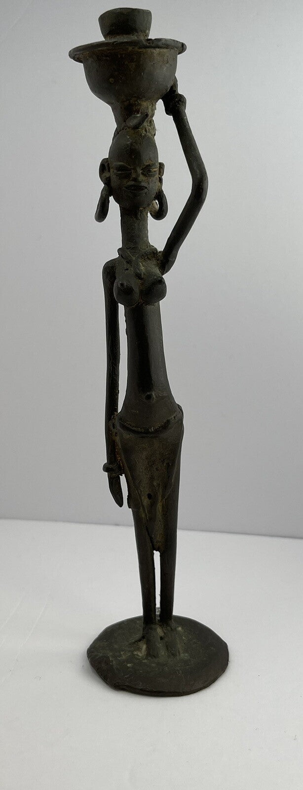 Vintage Mid-70s To Mid-80s West African Bronze Statuine