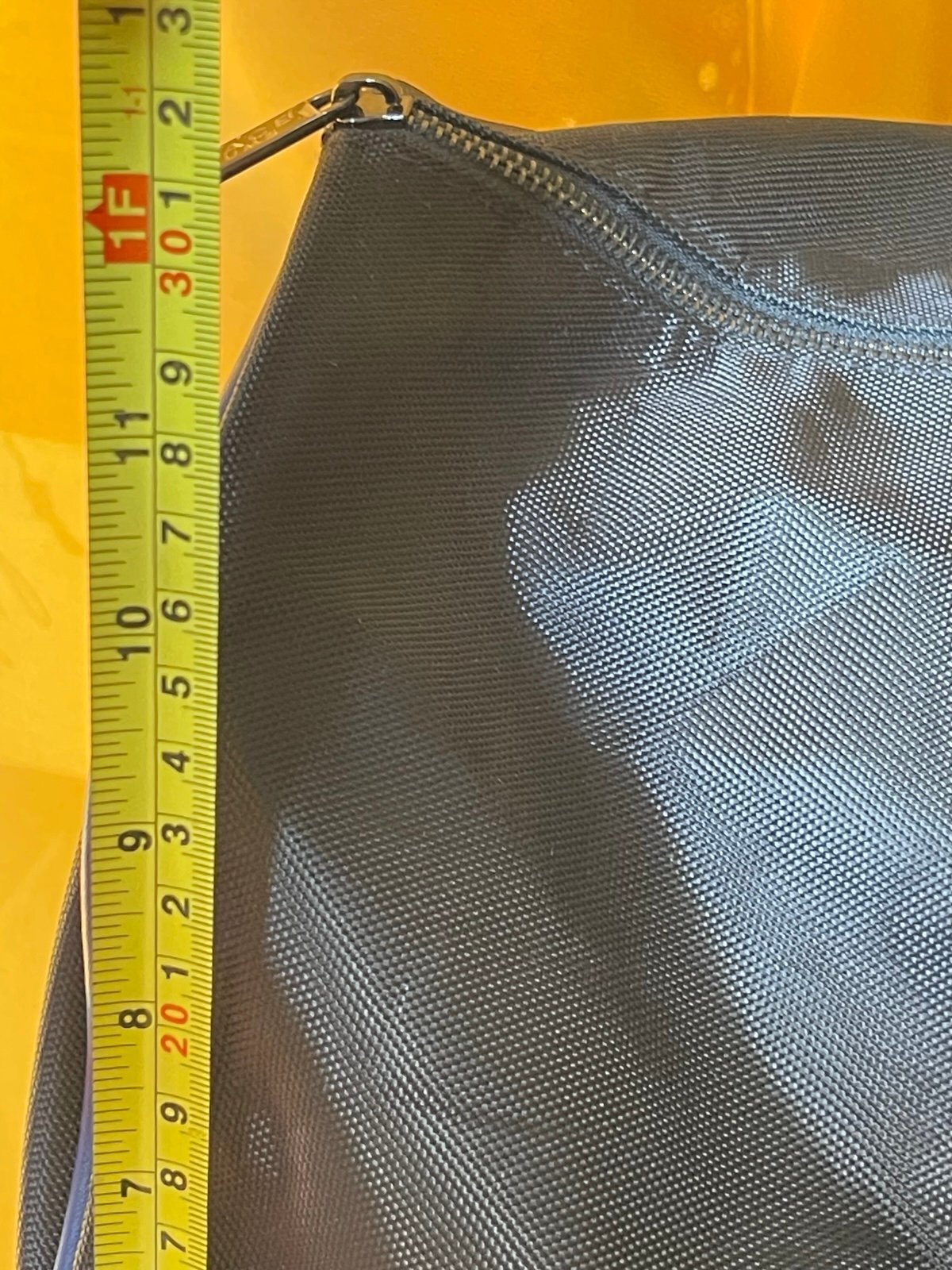 Versace Parfums Black Nylon Duffle Bag Weekender Travel Bag Greek Key Strap