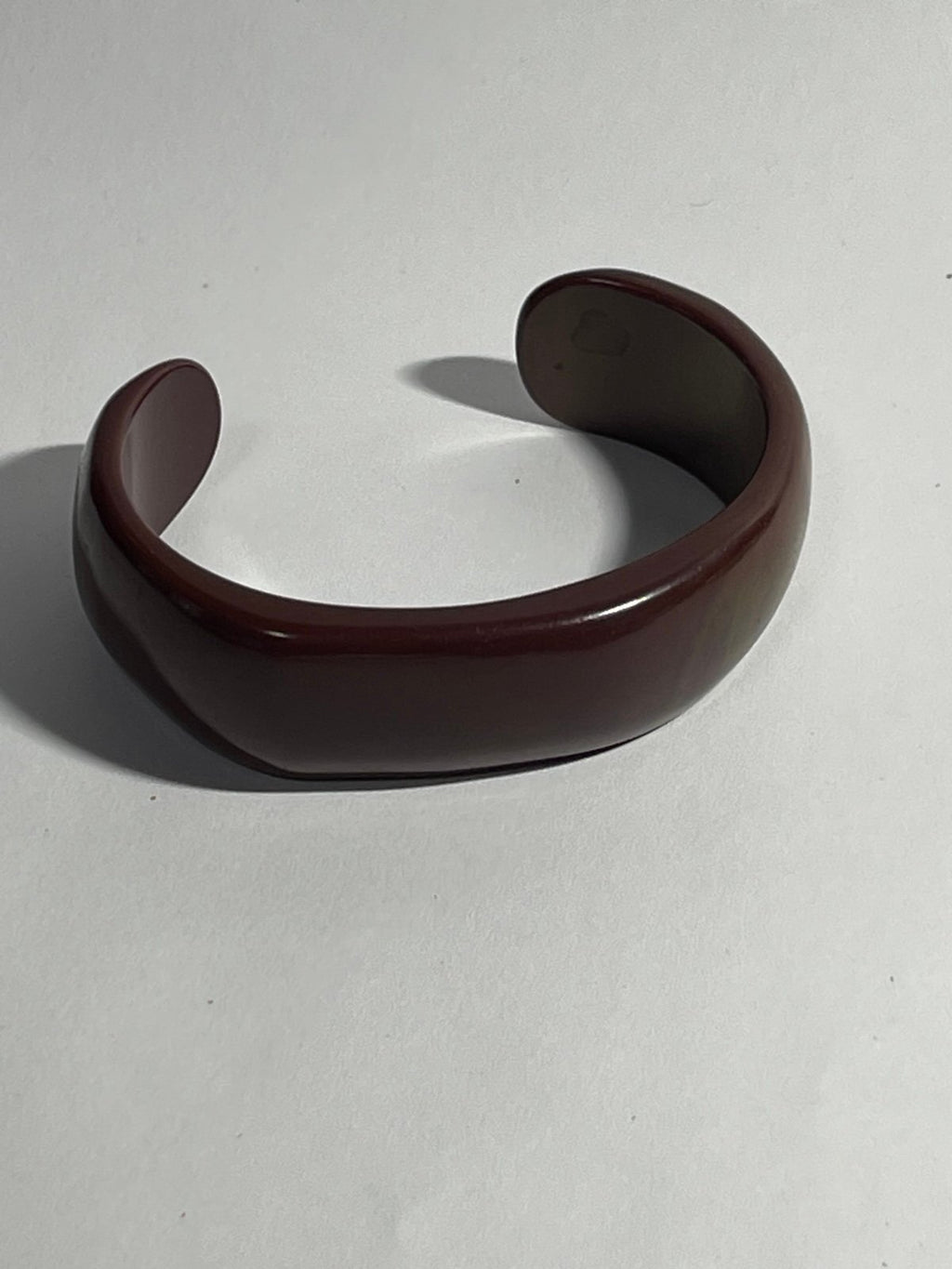 Vintage Brown Bakelite Cuff Bracelet