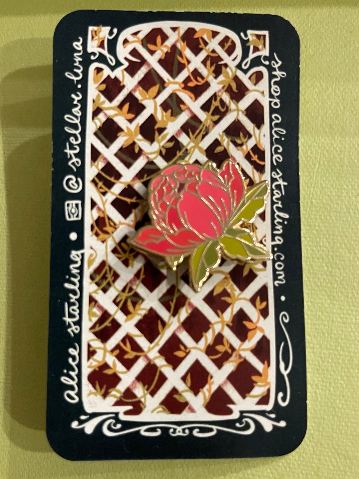 Alice Starling Botanical Enamel Pin Set (5)