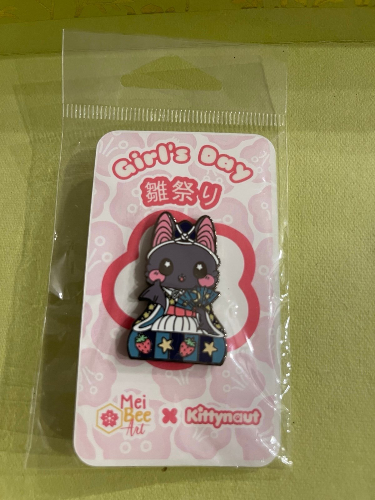 Girl’s Day Hinamatsuri Enamel Pin Set (6) – Mei Bee Art × Kittynaut