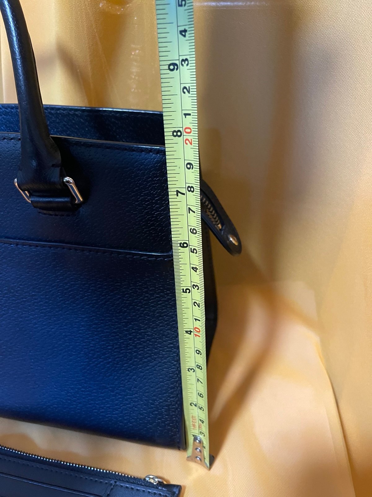 Kate Spade Cameron Black Leather Satchel Crossbody Bag + Cardholder Set