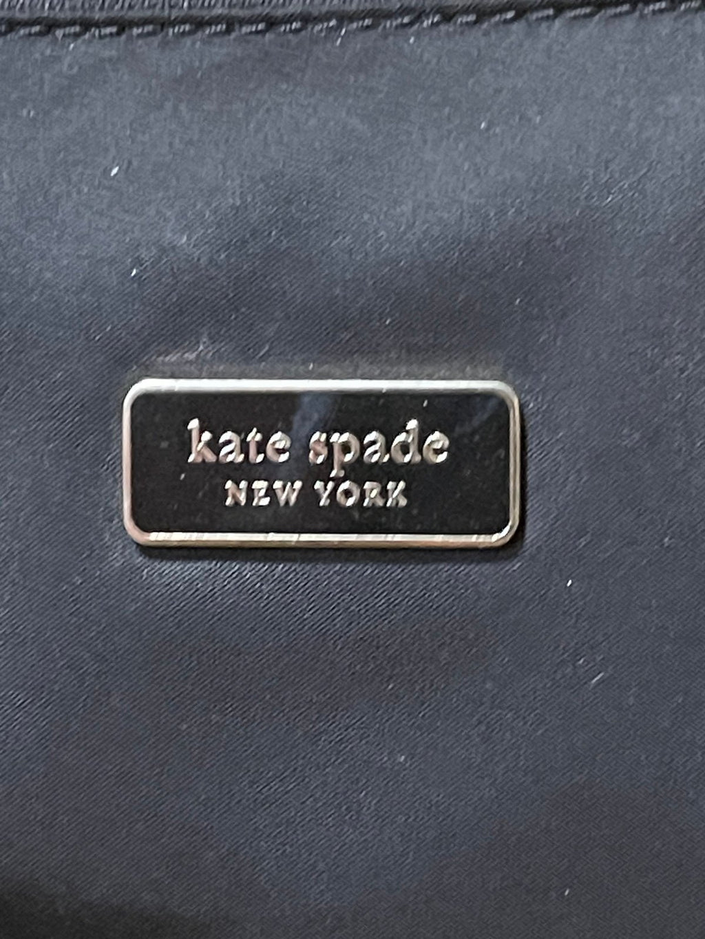 Kate Spade Nylon Laptop Tote Black Work Bag Crossbody Shoulder Bag