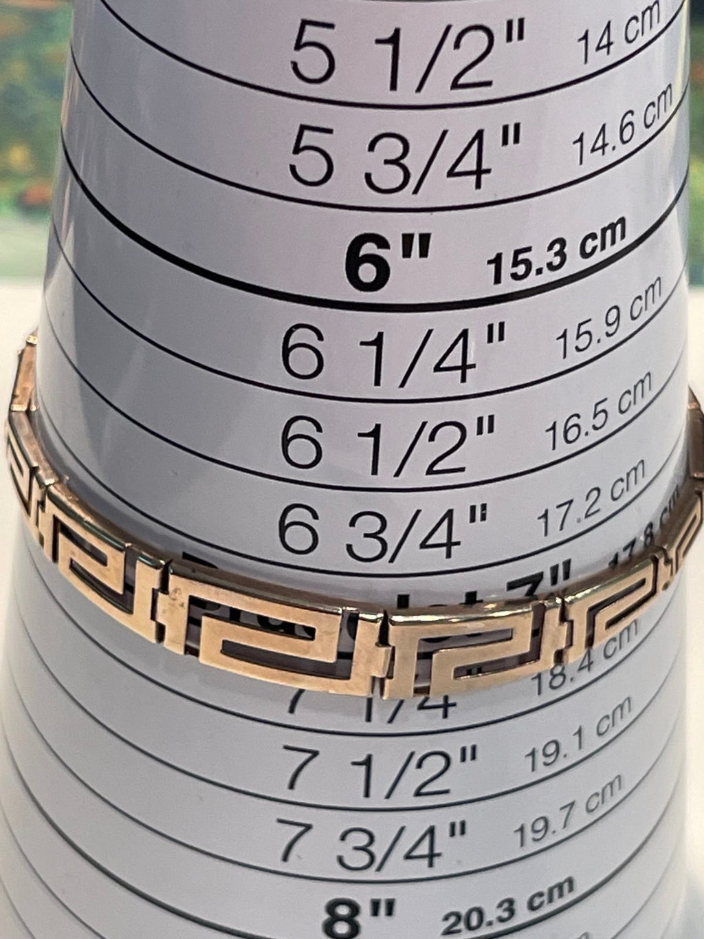 Vintage Meanders Design Greek Key Pattern 925 Sterling Silver Bracelet