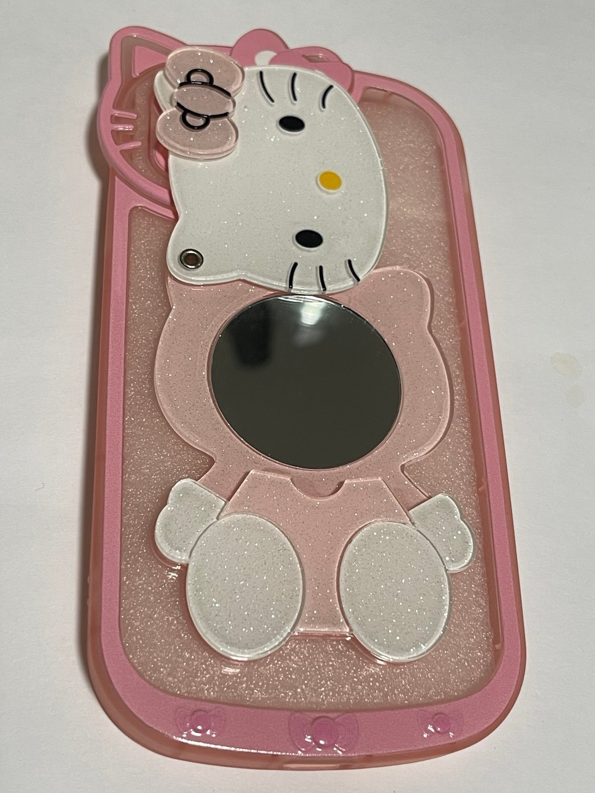 Super Cute! Pink Kitty IPhone 11 Phone Case with Mirror