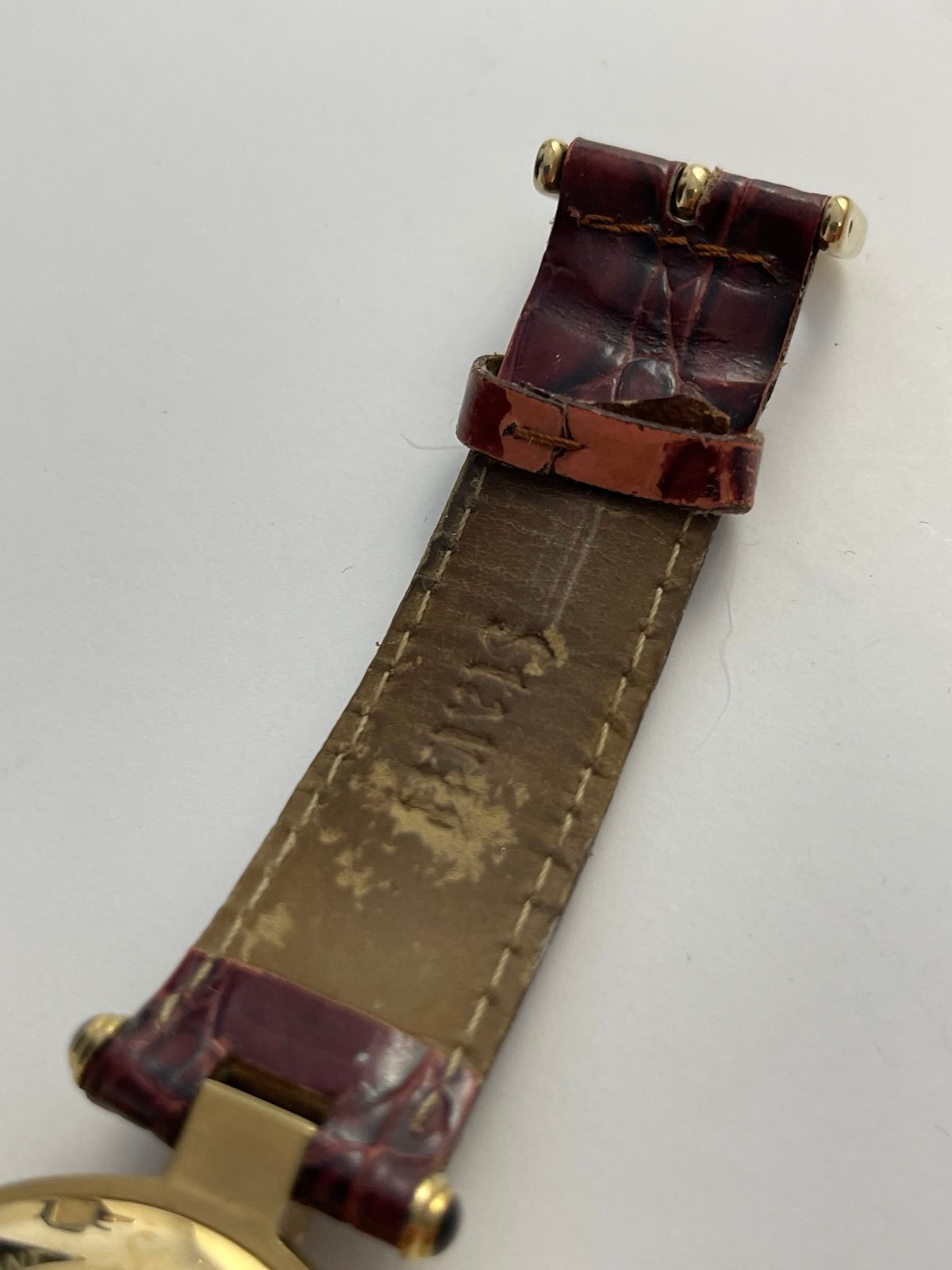 Men’s Stauer Automatic 13373 5ATM Watch with Leather Band