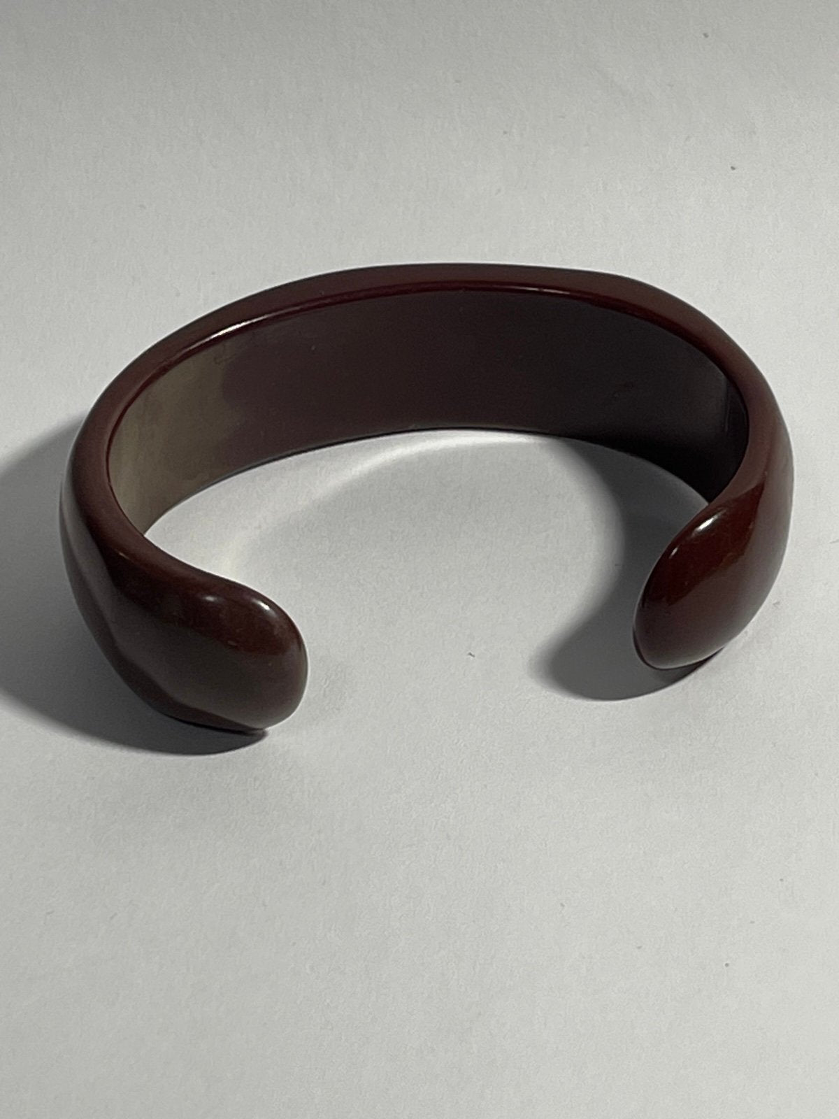 Vintage Brown Bakelite Cuff Bracelet