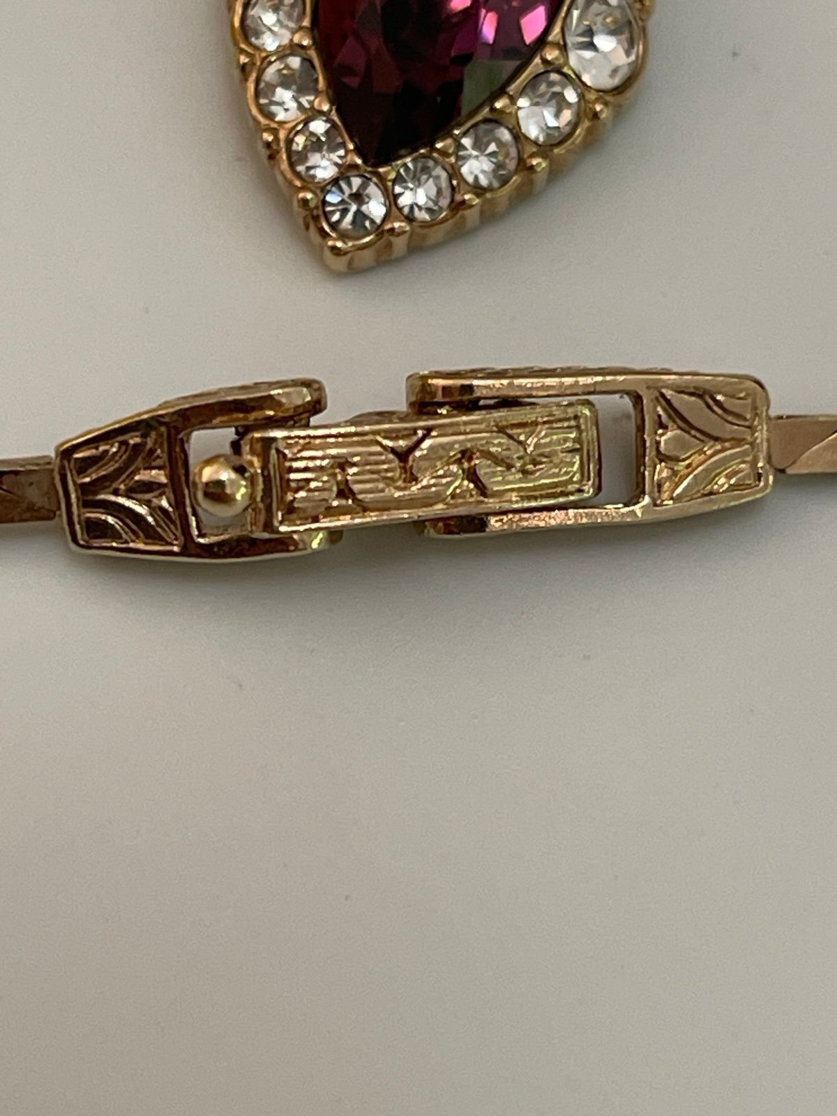 Attwood & Sawyer 22ct Gold-Plated Swarovski Necklace