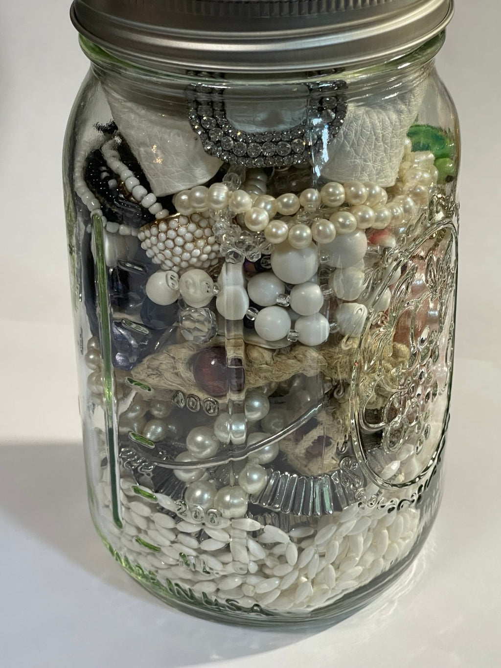 Wearable Quart Mason Mystery Jar Costume Jewelry Lot
