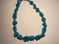 Vintage 24in Houwlite Turquoise Statement Necklace