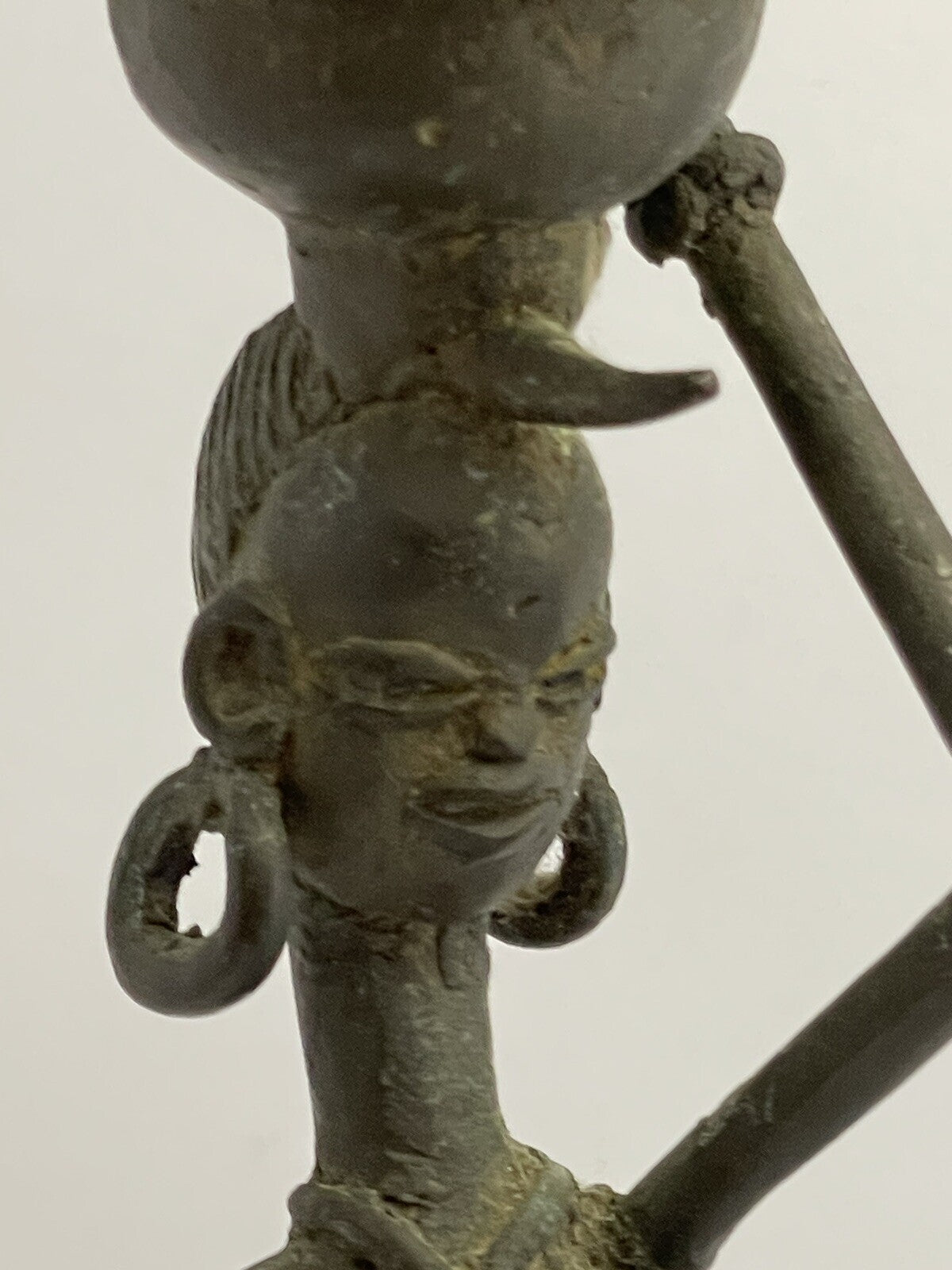 Vintage Mid-70s To Mid-80s West African Bronze Statuine