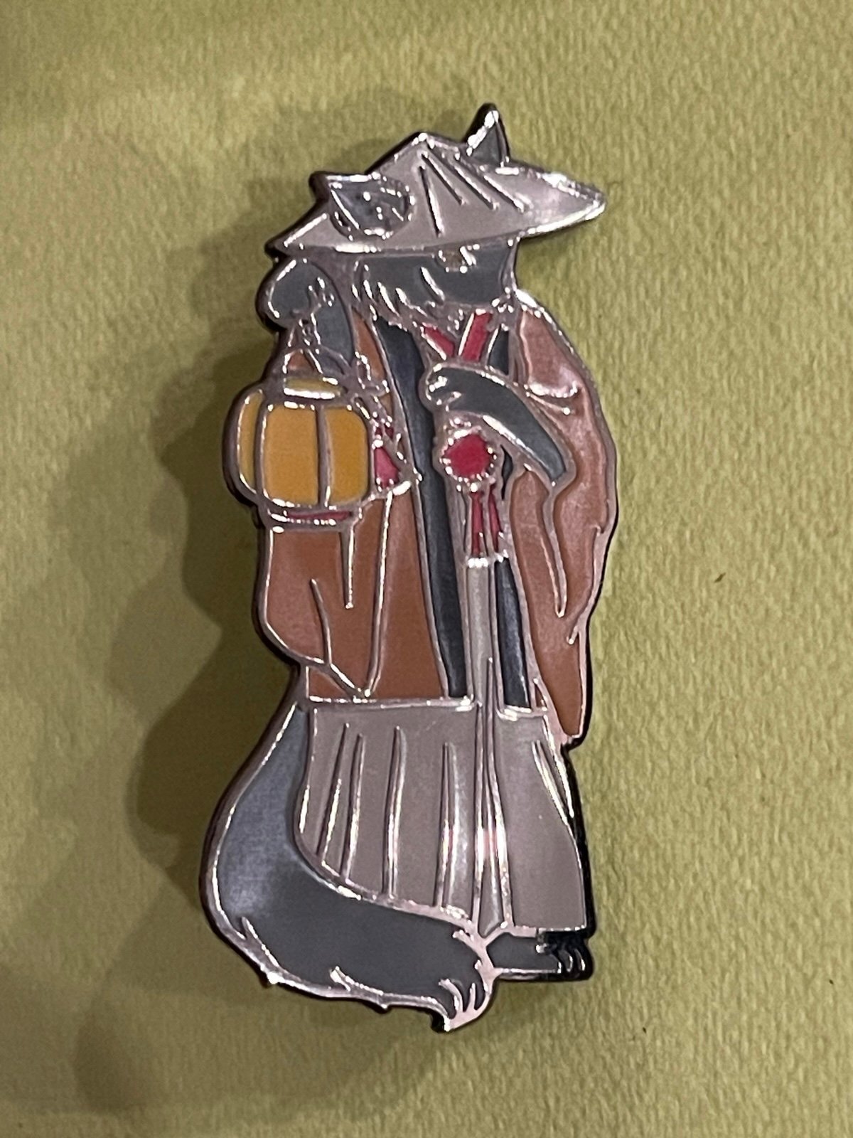 Three Muses Inc. Folklore Tea Enamel Pin Set (5) – Kitsune & Yōkai
