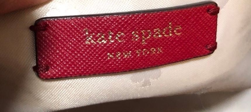 Kate Spade Cameron Red Leather Handbag + COA